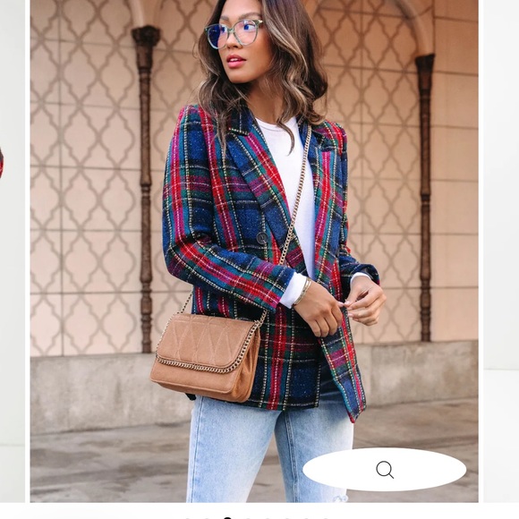 VICI collection blazer in size M. Brand new. Perfect for the holidays!!!! - Picture 3 of 3